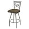 Holland Bar Stool Co 25" Swivel Counter Stool, Nickel Finish, Graph Cork Seat X820 - alternate 1